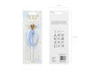 Picture of CANDLE CROWN LIGHT BLUE NUMBER 0
